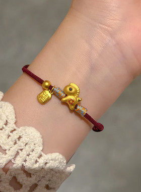 2026马年手工编织本命年红绳新年好运红色手绳手链手串礼物新款