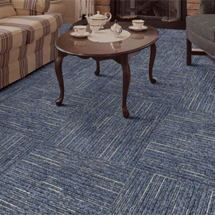 华德办公室拼接方块毯会议室商务写字楼满铺pvc底背家商用块毯