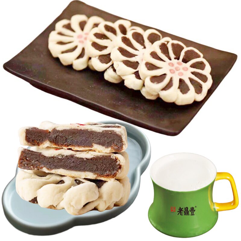老鼎丰锦绣枣花酥糕点哈尔滨东北特产传统休闲零食早茶点批发包邮