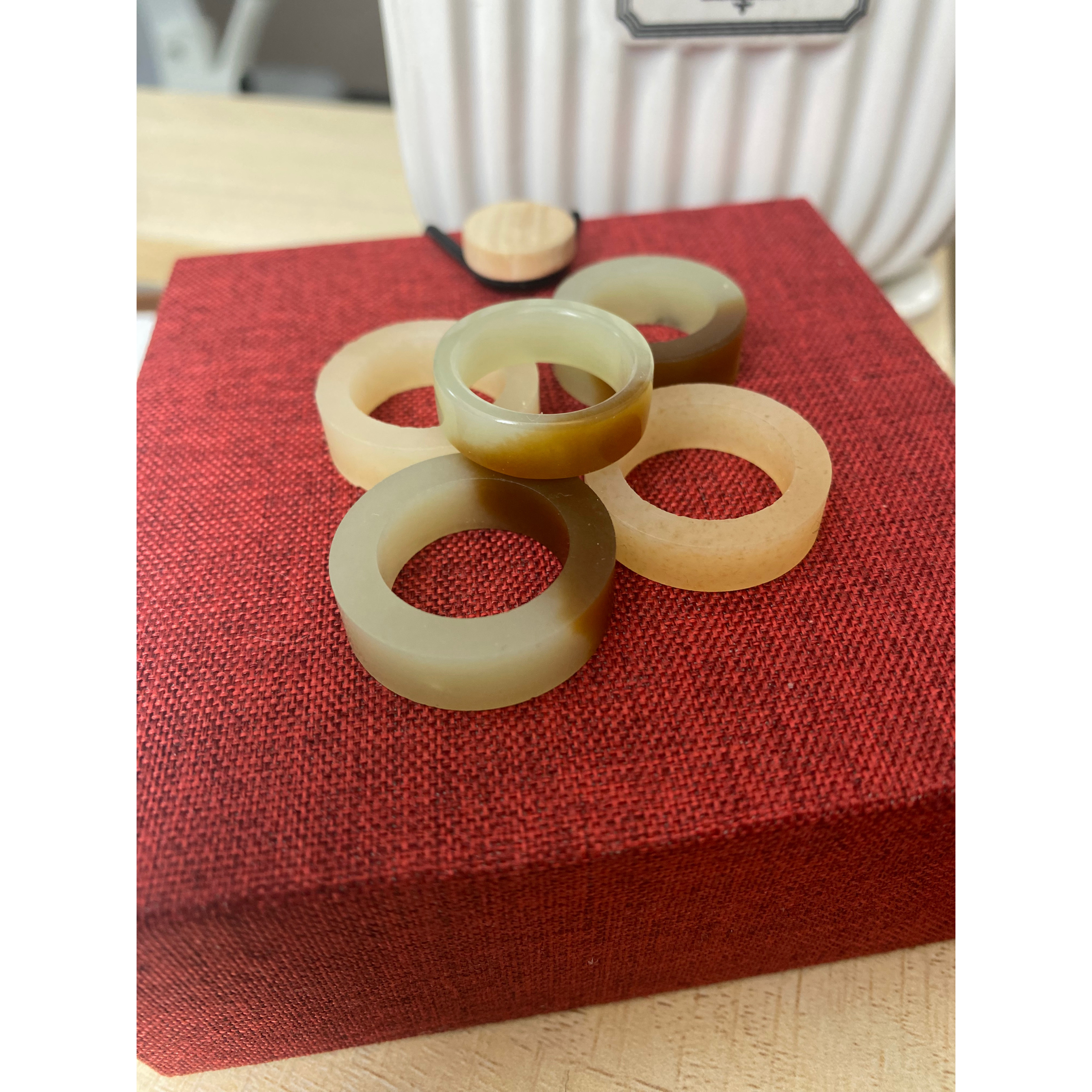 老余新疆和田玉手串戒指平安扣无事牌手镯直播定制链接私拍无效