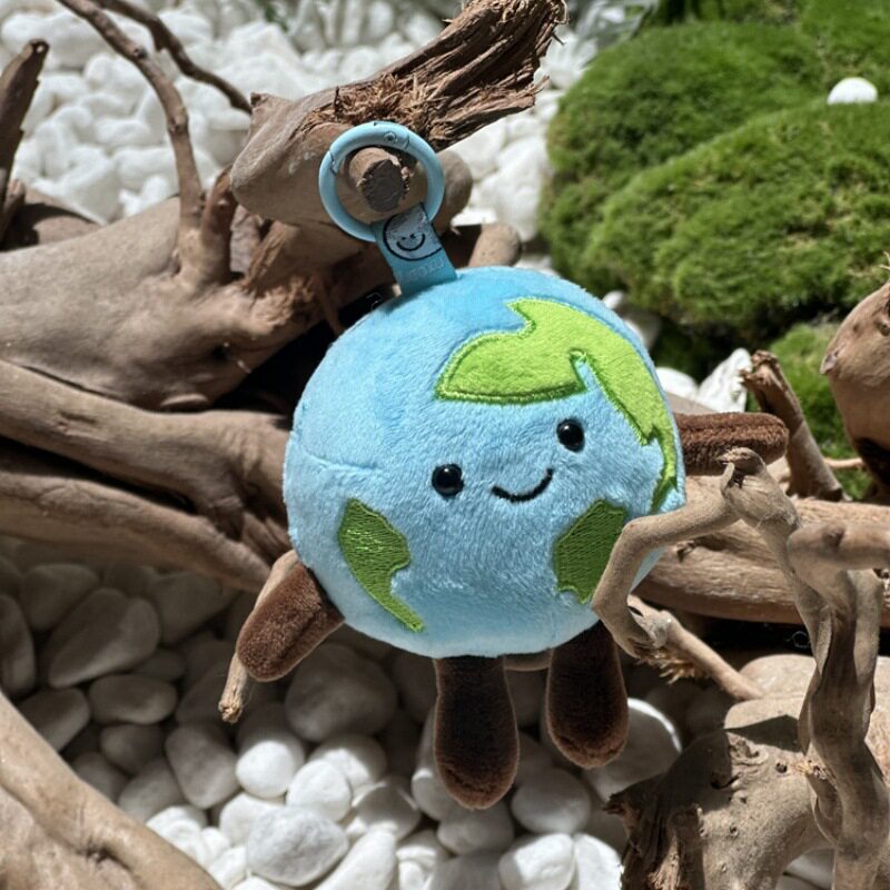 明星同款一个小地球毛绒公仔挂件创意生日礼物学生包包挂件礼物