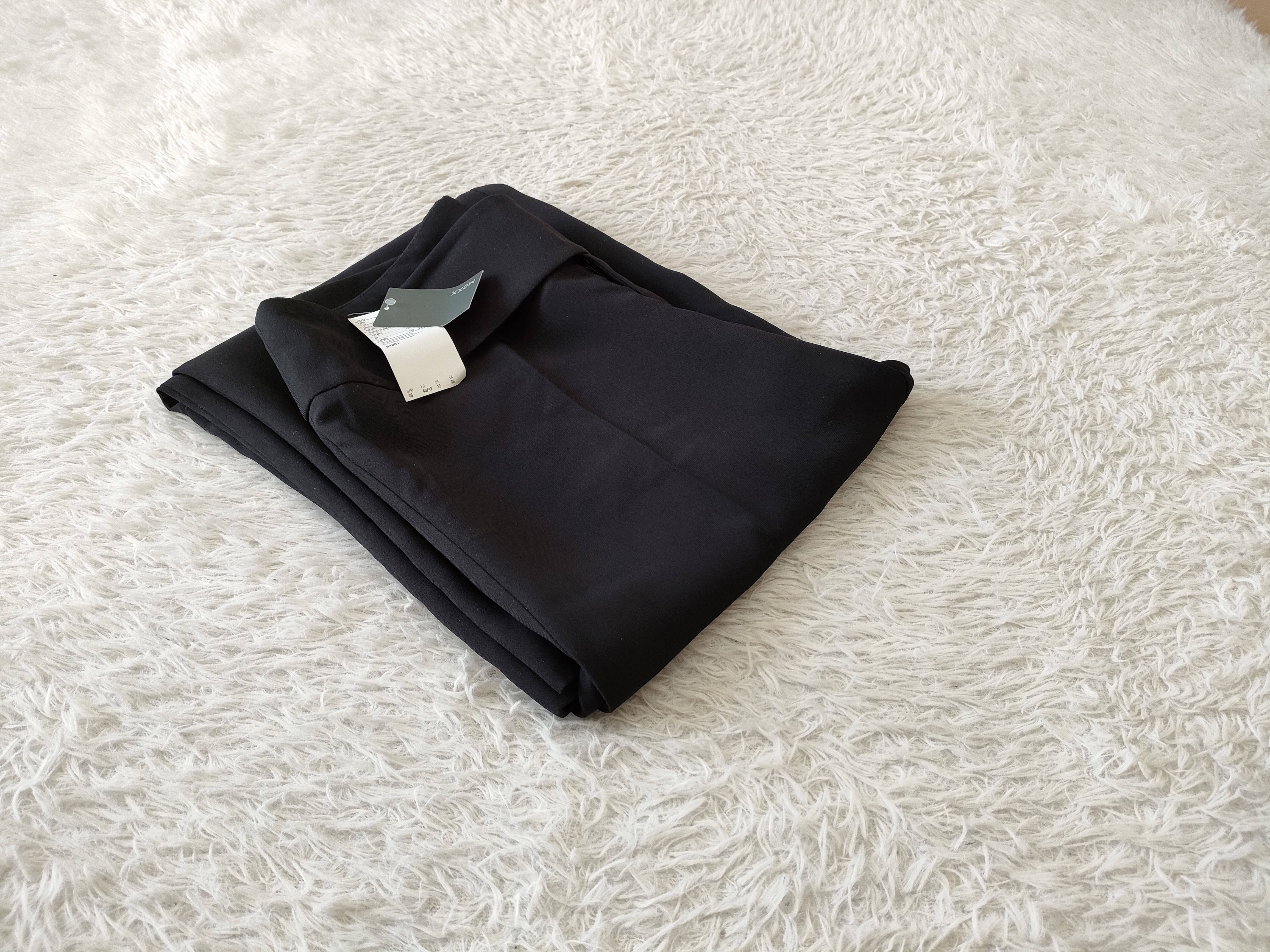 进口西装面料~德国轻奢 mexx 黑色通勤轻奢百搭时装裤西装裤