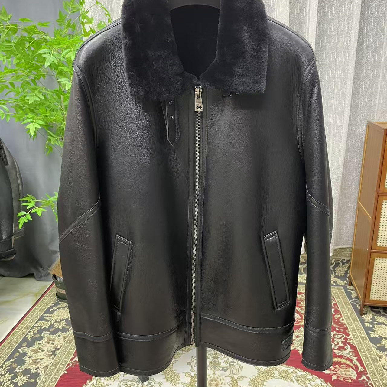 男士高端大气净版休闲福利款皮毛一体,男装,皮草,淘宝优惠券,粉丝福利购,淘宝优惠卷