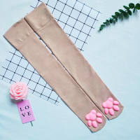 Cat paw stockings, silk stockings, cute three-dimensional meat pads, pantyhose, big boss, 3d black silk girl, cat feet, cat girl, maid, white silk stockings thumbnail 5