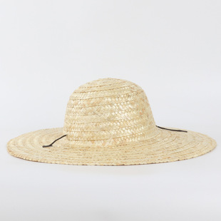 草帽大号工地农民农用帽子编织超大草帽儿童大沿渔夫遮阳防嗮男工