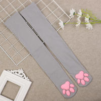 Cat paw stockings, silk stockings, cute three-dimensional meat pads, pantyhose, big boss, 3d black silk girl, cat feet, cat girl, maid, white silk stockings thumbnail 4
