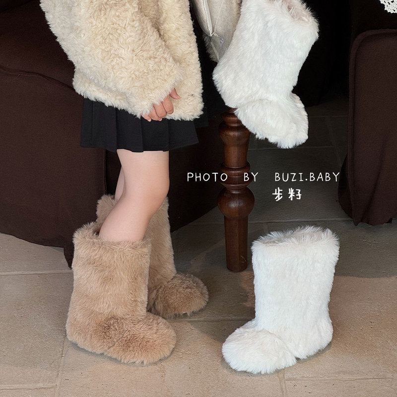 可爱跨境怪兽童鞋小童儿童雪地