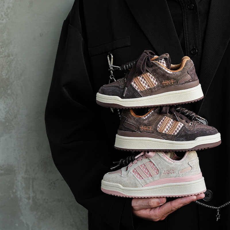 真皮儿童运动鞋秋冬加绒保暖魔术贴男童板鞋休闲女童鞋子宝宝棉鞋