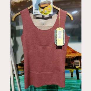 恺蒂亚斯女亲肤滋养无痕蚕丝保暖背心7956贴护羊绒护腰暖腹79571