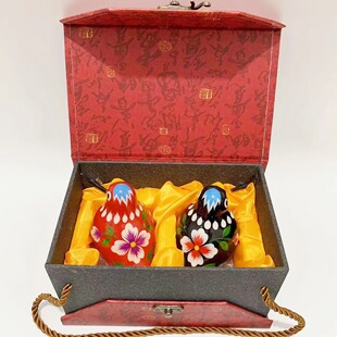 国家非遗浚县特产彩色泥咕咕泥泥狗高温烧制礼盒包装伴手礼送礼