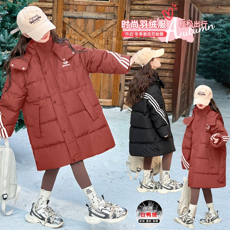 长款日常插肩袖常规其它面料羽绒服