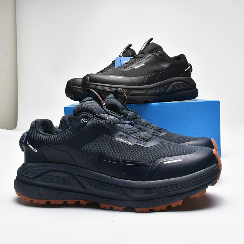 美骆家男士纽扣防滑耐磨越野跑鞋