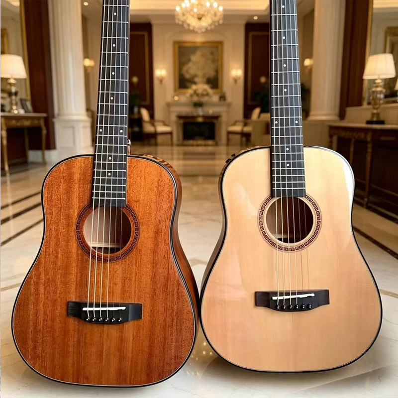34寸吉他民谣吉它追乐旅行GUITAR儿童初学者结他专业演奏单板JITA