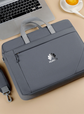 适用华为MateBook GT14电脑包气囊防震笔记本14S/D14/D15/pro手提袋单肩包14SE 14.2 15.6 16寸斜跨背包