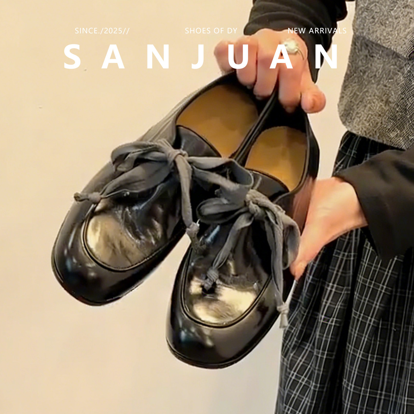 【三卷】百搭复古不累脚低跟小皮鞋女圆头系带英伦小众单鞋2026春,女鞋,深口单鞋,淘宝优惠券,粉丝福利购,淘宝优惠卷