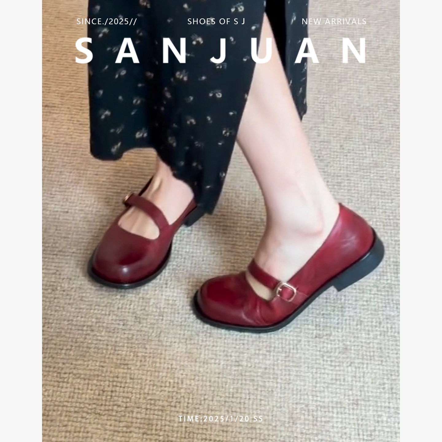 三卷法式复古方头褶皱浅口单鞋女