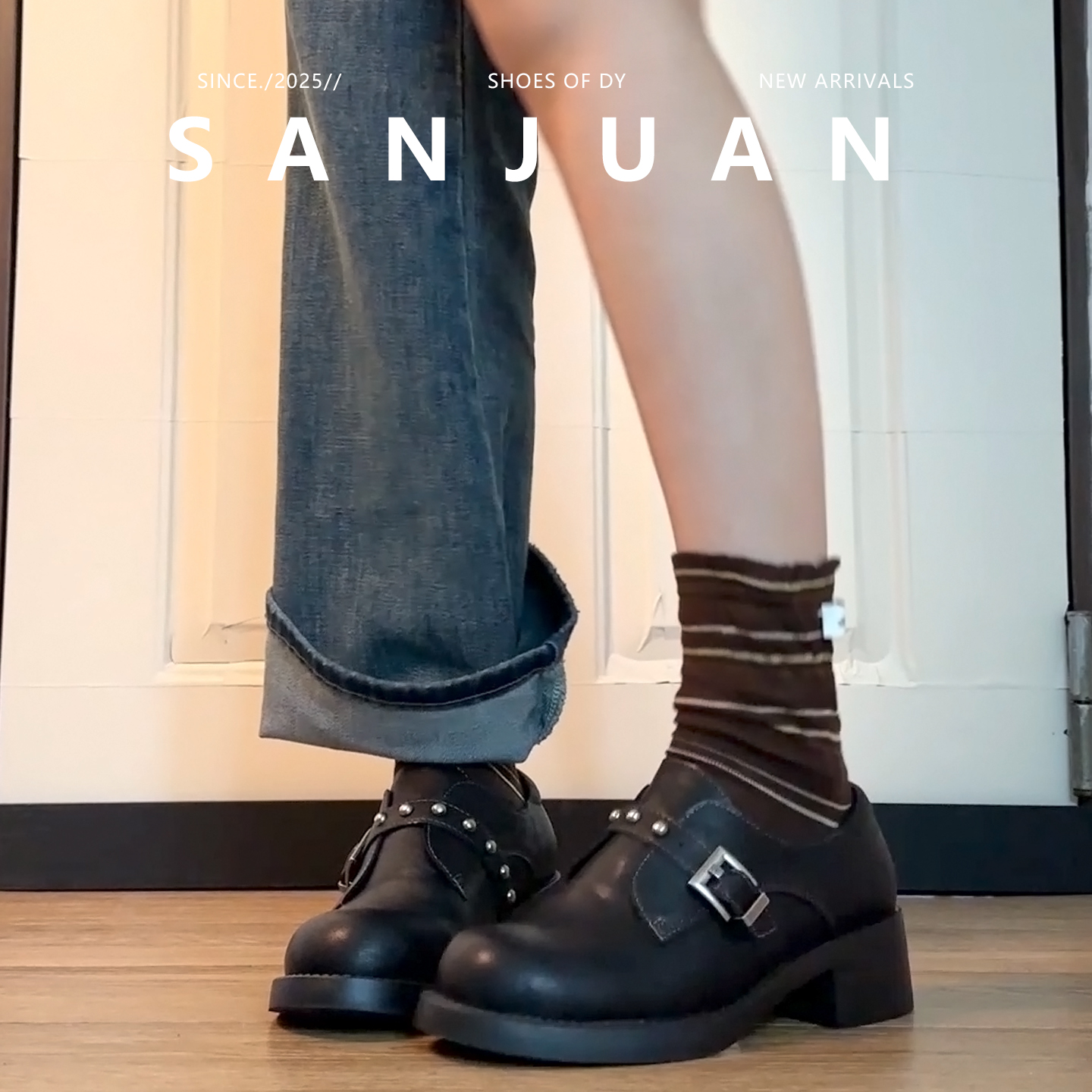 黑色/棕色百搭通勤小皮鞋