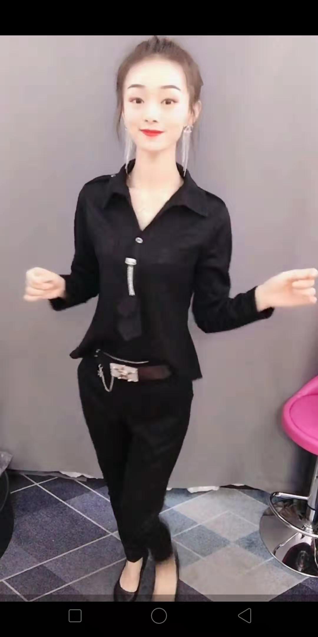 时尚套装女春季韩版新款洋气修身小脚裤显瘦上衣两件套多款可选