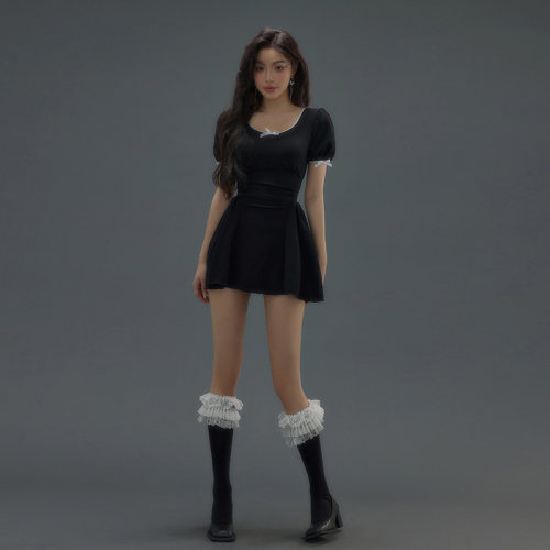 【博主推荐款】甜酷少女泳衣女