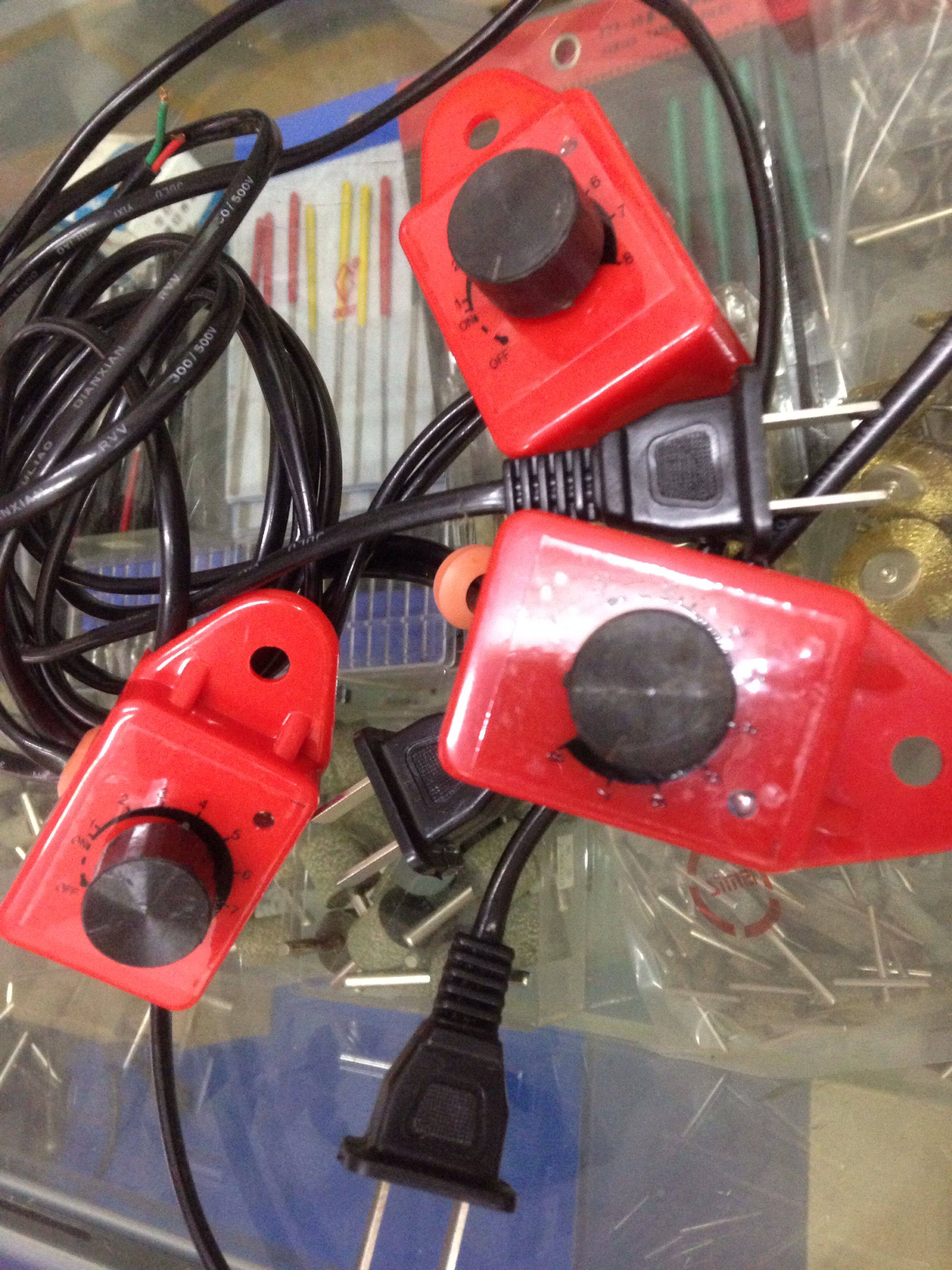 安利848红色微型钻床配件开关插头小台钻调速器台钻配件调速开关