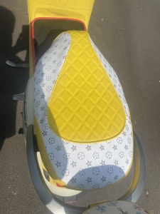 九号电动车坐垫套防水防晒踏板摩托车加厚耐磨全皮革