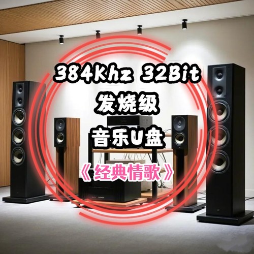 384khz32bit转盘数字音乐u盘发烧级经典情歌无损wav立体分轨解码
