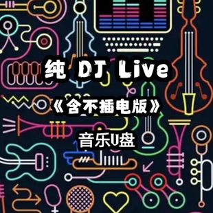 超强立体声纯DJLive含不插电版音乐u盘环绕低音车用车载酒吧usb口