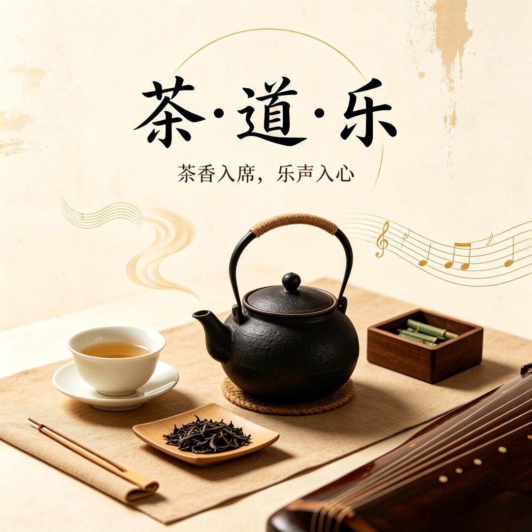 茶之乐音乐u盘无损纯音乐类家庭客厅家用车用车载轻音乐茶道看茶