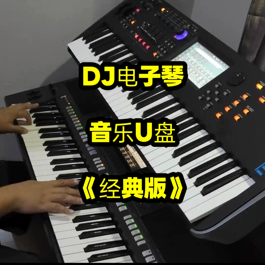 经典DJ电子琴演奏u盘纯音乐立体环绕重低音劲爆品质家用车载车用