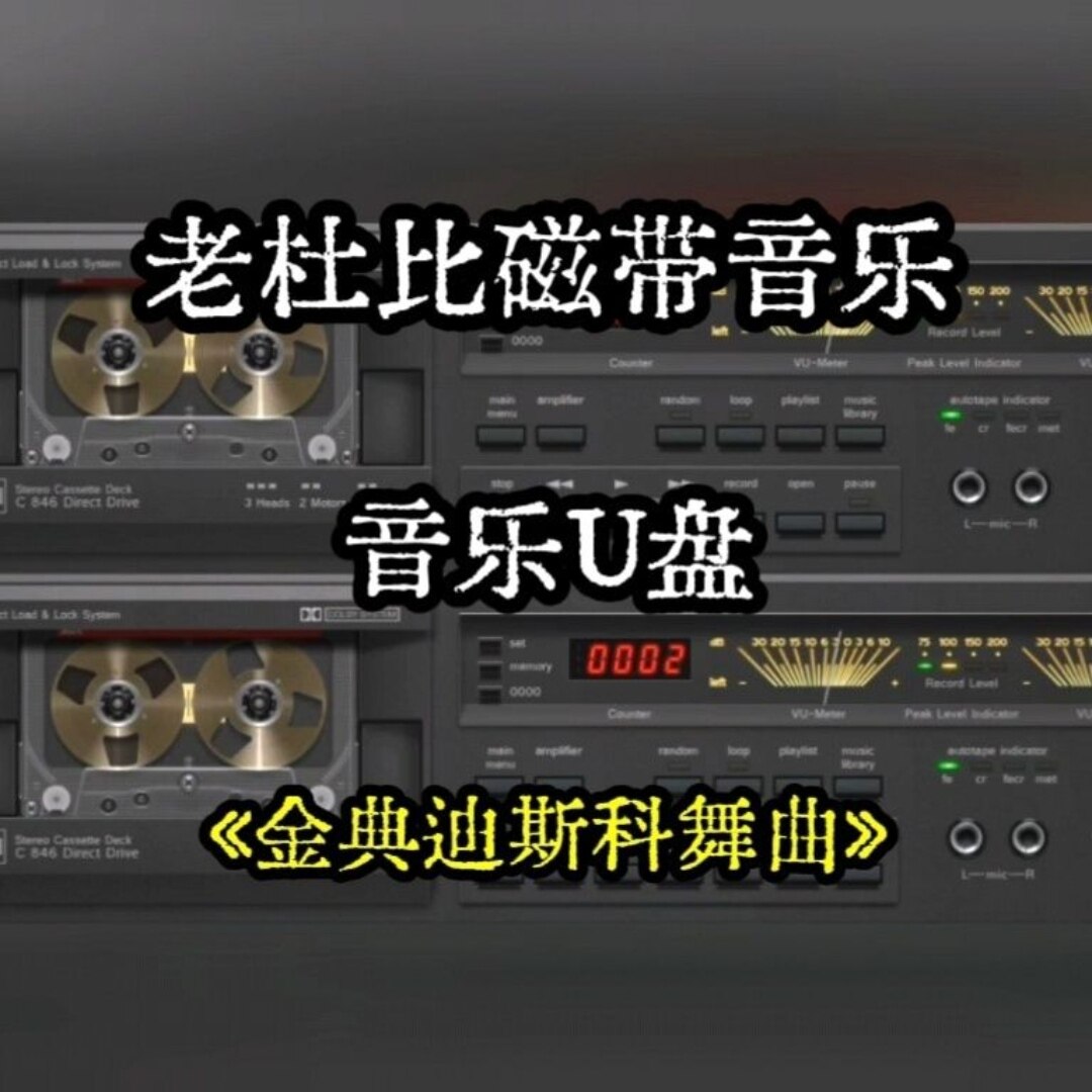 发烧级老杜比磁带经典荷东迪斯科舞曲音乐U盘金典复古怀旧车载usb