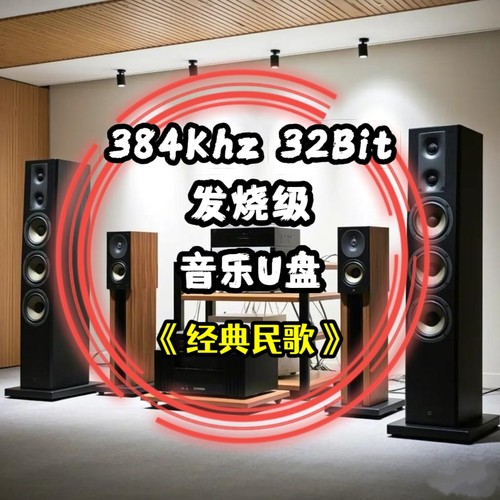 384khz32bit转盘数字音乐u盘发烧级经典民歌无损wav立体分轨解码