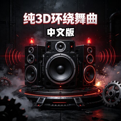 纯3D环绕DJ舞曲u盘中文带歌立体分轨强重低音高品质家用车用车载