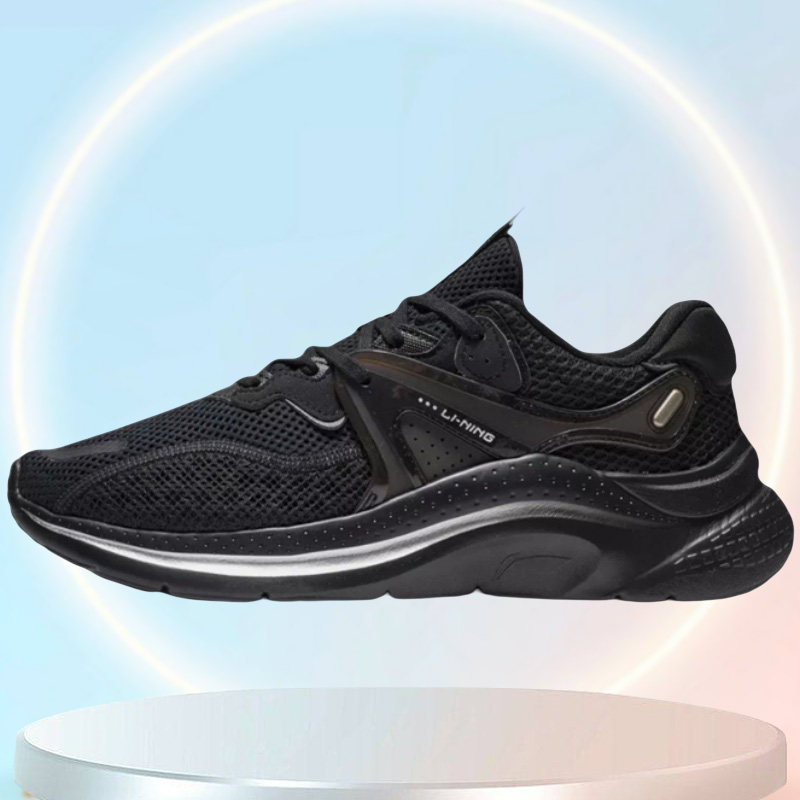 正品李宁男鞋22夏季新款流云轻便减震回弹运动休闲鞋 agls019-1