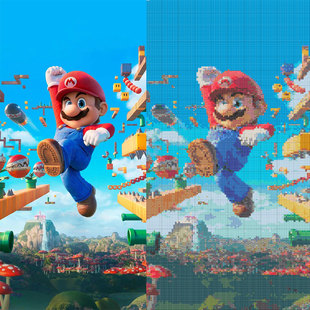 拼豆图纸定制儿童玩具DIY卡通