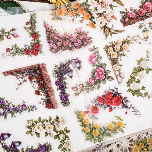 边角贴纸拼贴手账相框边框装饰贴