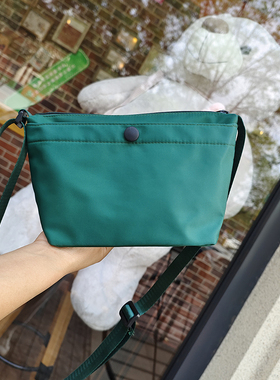 尼龙帆布包包女夏2023新款潮时尚轻便马鞍包百搭ins斜挎包饺子包