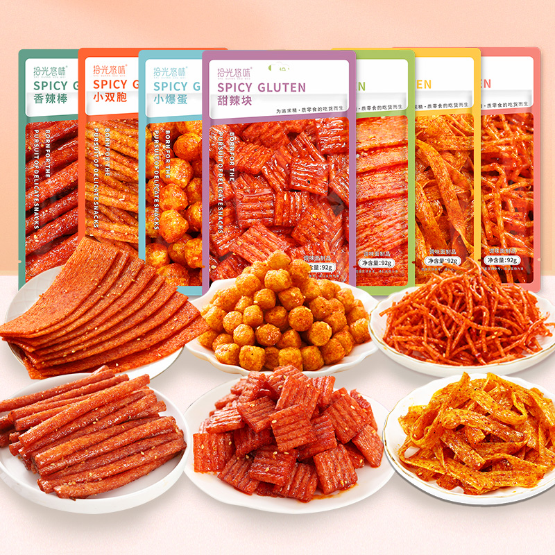 拾光悠味经典系列辣条92g*1包