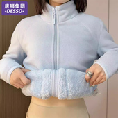 唐狮集团摇粒绒内搭外套内胆女2025新款 加绒加厚卫衣羊羔毛绒 冬季