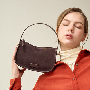 头层牛皮手提包女士软真皮磨砂小方包气质淑女轻奢高级感2026新款