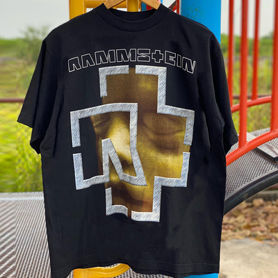 短袖T恤街头痞帅男女重磅棉