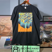 Lies 乐队美式 复古印花涂鸦半袖 White oversize百搭质感短袖 T恤