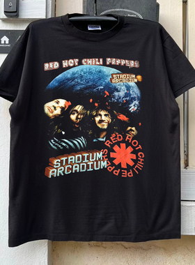 Red Hot Chili Peppers红辣椒乐队欧美hiphop街头美式复古短袖T恤
