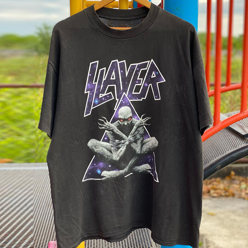 短袖T恤hiphop男女Slayer乐队