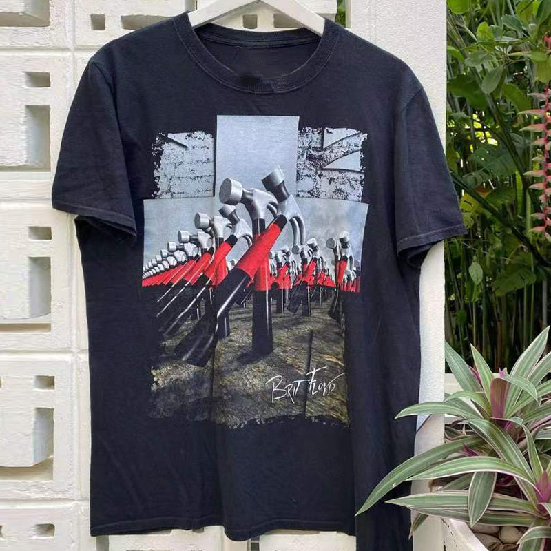 短袖chic嘻哈男女平克弗洛伊德