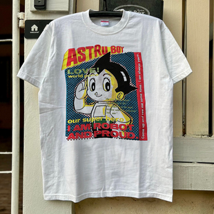 ASTRO BOY铁臂阿童木日系经典潮流单品半袖vintage古着短袖T恤