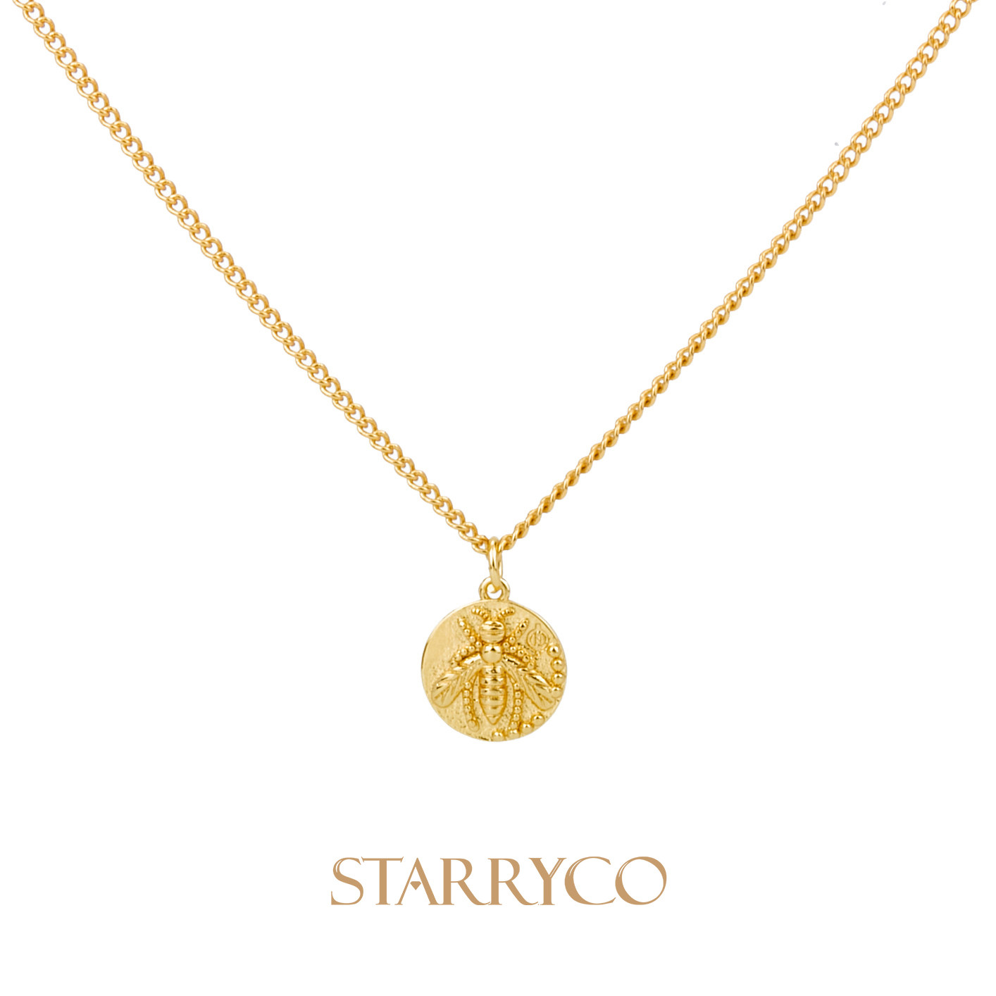 STARRYCO·时尚复古硬币项链高级感时尚百搭小众设计简约原创设计