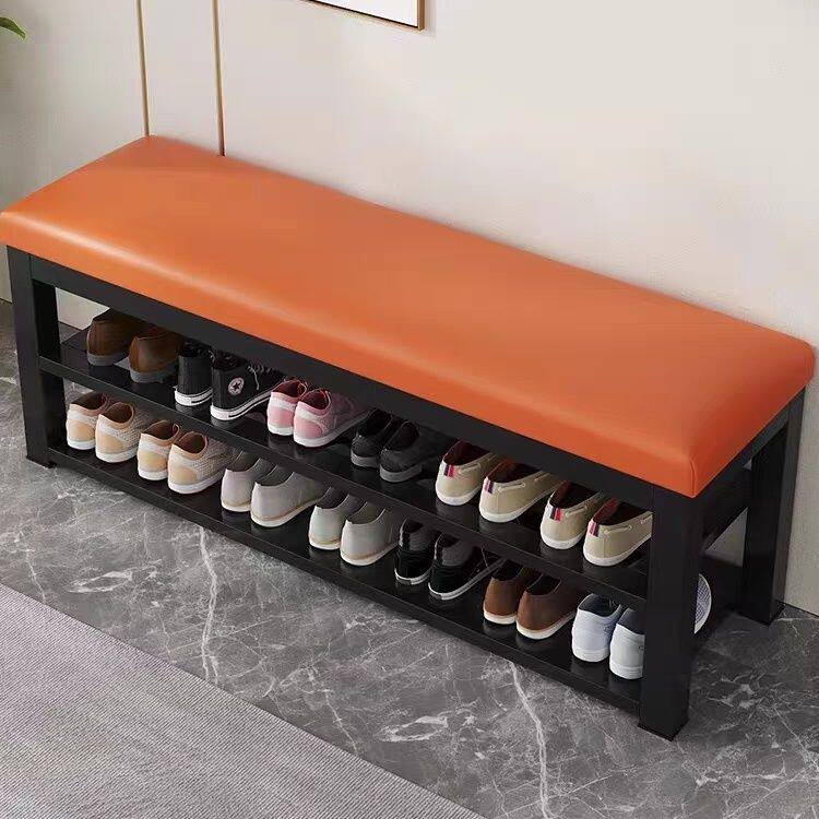 换鞋凳家用门口简约入户穿鞋凳软包坐垫玄关进门登加厚稳固型承重