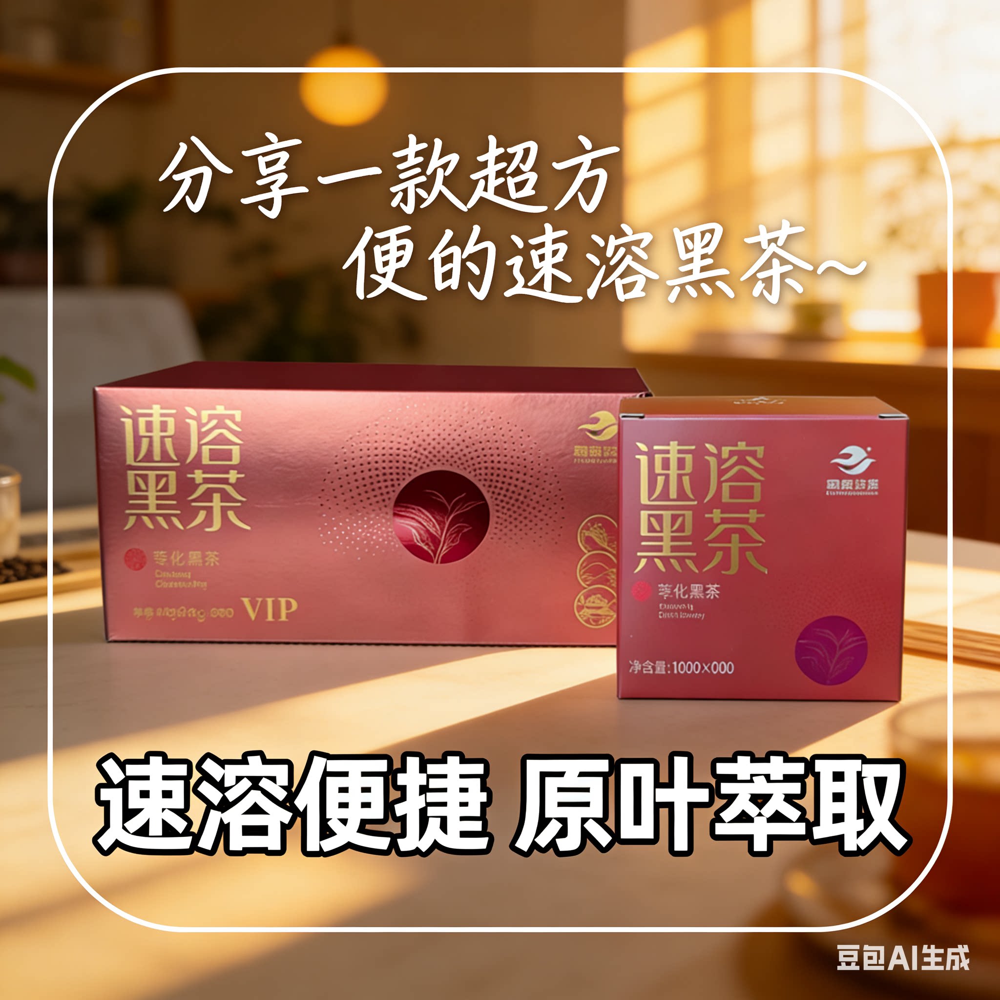 湖南安化黑茶 速溶粉 特级嫩芽 正宗易溶 健康便携 时尚茶品
