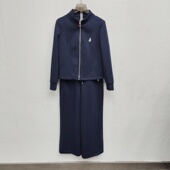 时尚 休闲运动套装 女开衫 FGL516春新款 卫衣外套高腰束阔腿长裤 2025