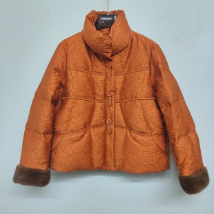 商城同款2025冬款90白鸭绒羽绒服优雅中年女士洋气保暖外套短款